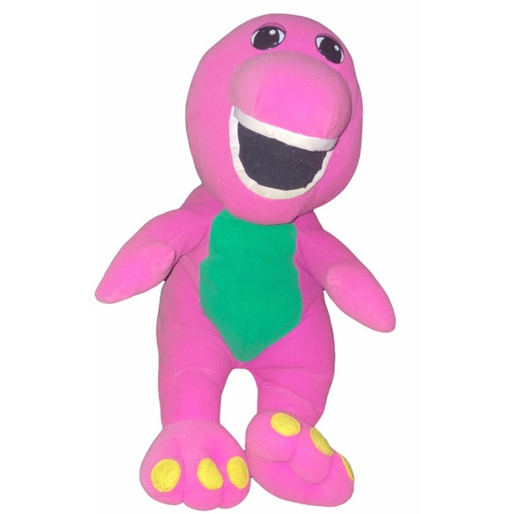 Playskool Talking Barney Dinosaur Plush Vintage - Picture 1 of 7